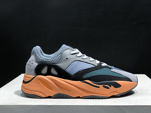 Adidas Originals Yeezy Boost 700 _Wash Orange_ Gray Orange Item Number_ GW0296 men_s and women_s shoes 36-48 yards-76a4747c